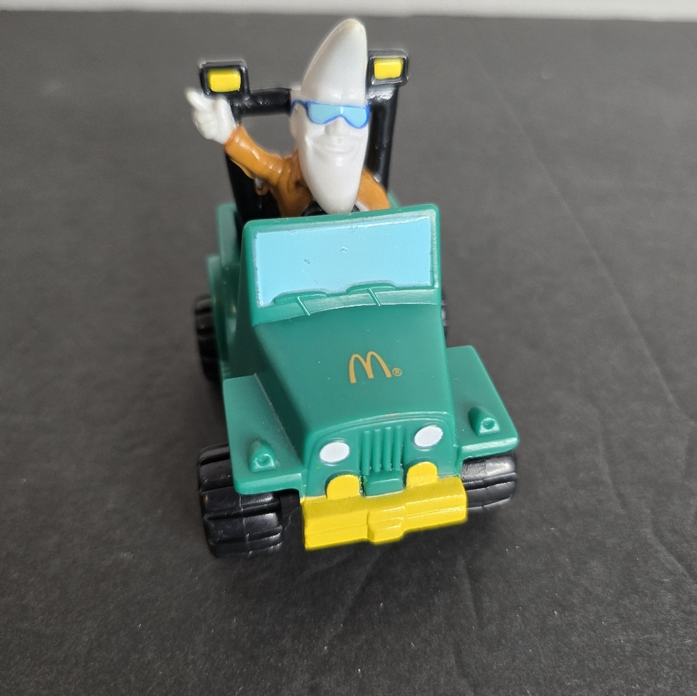 Vintage 1988 McDonald's Happy Meal Toy Mac Tonight in green Jeep